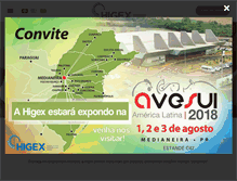 Tablet Screenshot of higex.com.br